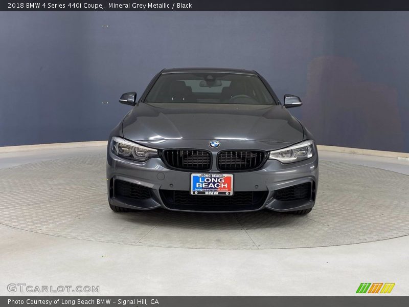 Mineral Grey Metallic / Black 2018 BMW 4 Series 440i Coupe