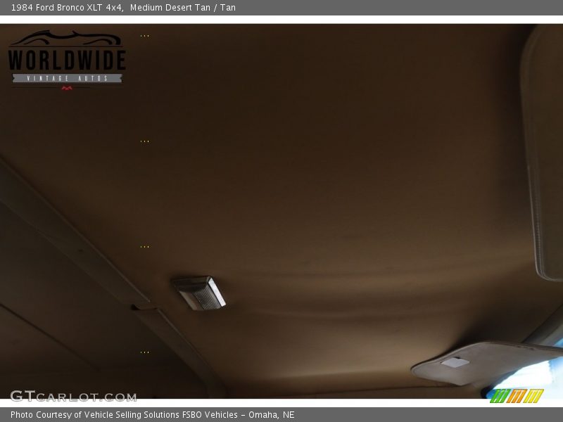 Medium Desert Tan / Tan 1984 Ford Bronco XLT 4x4