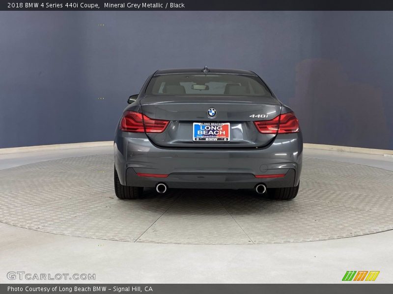 Mineral Grey Metallic / Black 2018 BMW 4 Series 440i Coupe