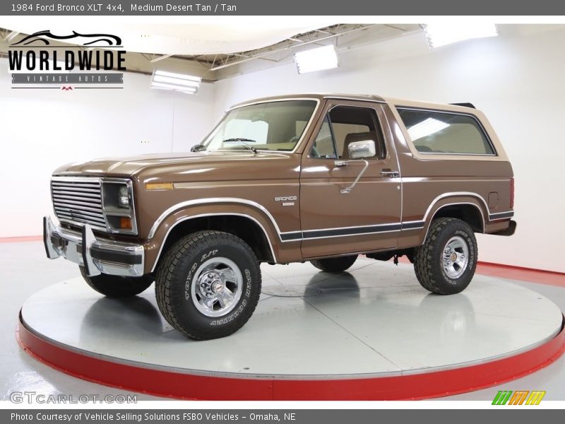 Medium Desert Tan / Tan 1984 Ford Bronco XLT 4x4