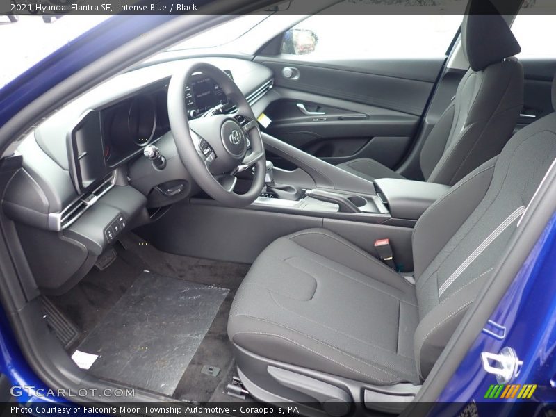 Intense Blue / Black 2021 Hyundai Elantra SE