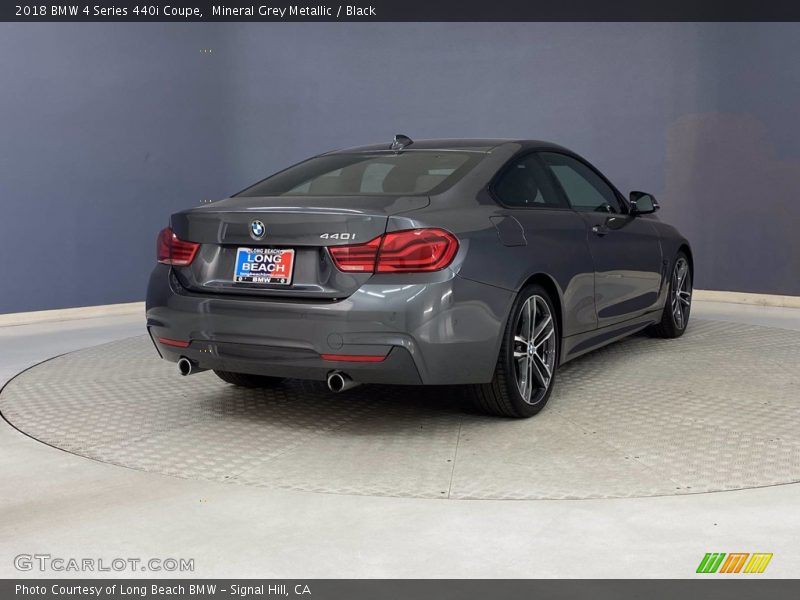 Mineral Grey Metallic / Black 2018 BMW 4 Series 440i Coupe