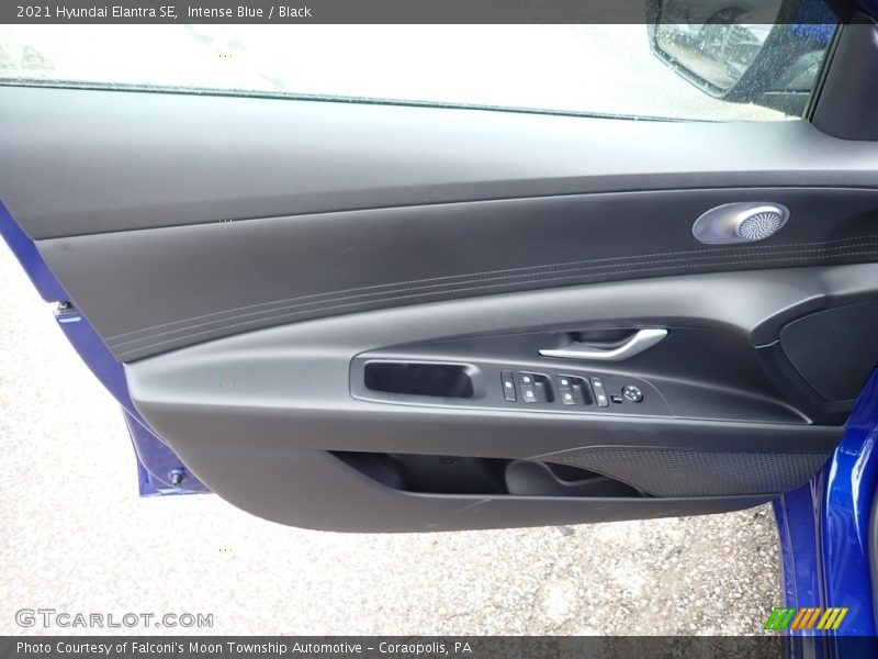 Intense Blue / Black 2021 Hyundai Elantra SE