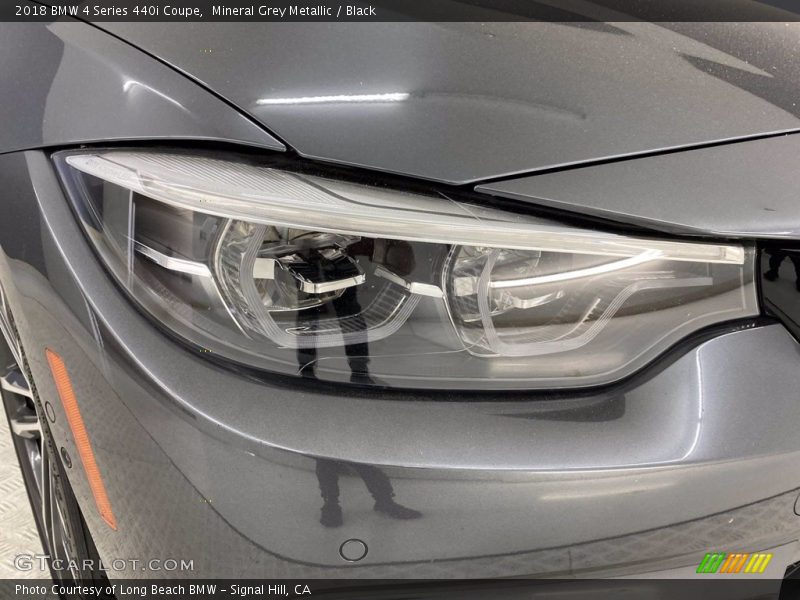 Mineral Grey Metallic / Black 2018 BMW 4 Series 440i Coupe