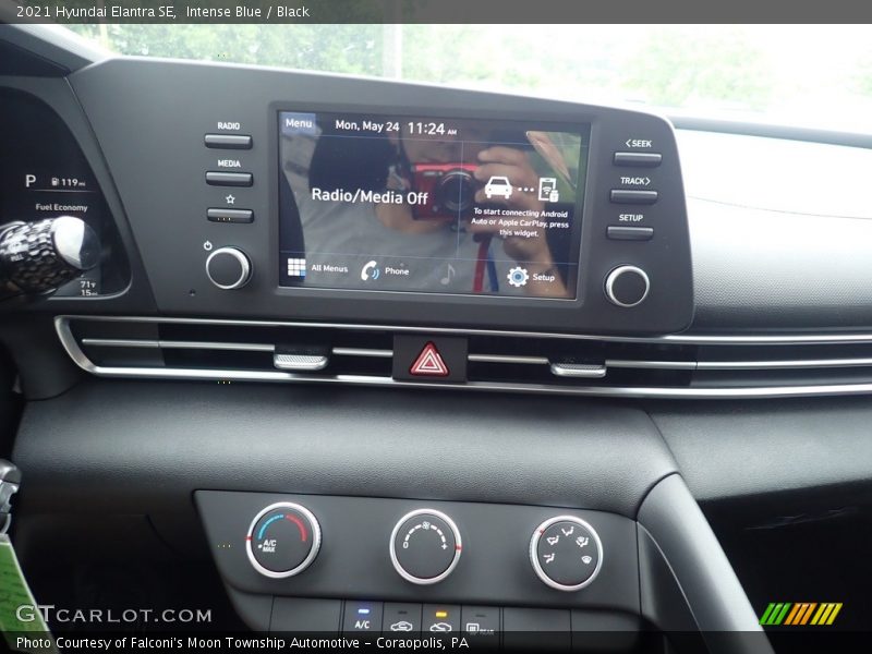 Intense Blue / Black 2021 Hyundai Elantra SE