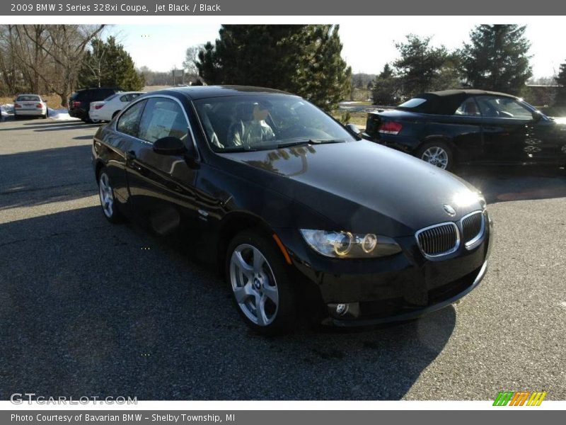 Jet Black / Black 2009 BMW 3 Series 328xi Coupe