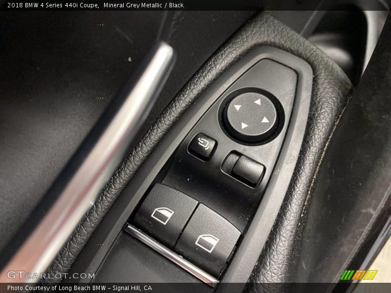 Mineral Grey Metallic / Black 2018 BMW 4 Series 440i Coupe