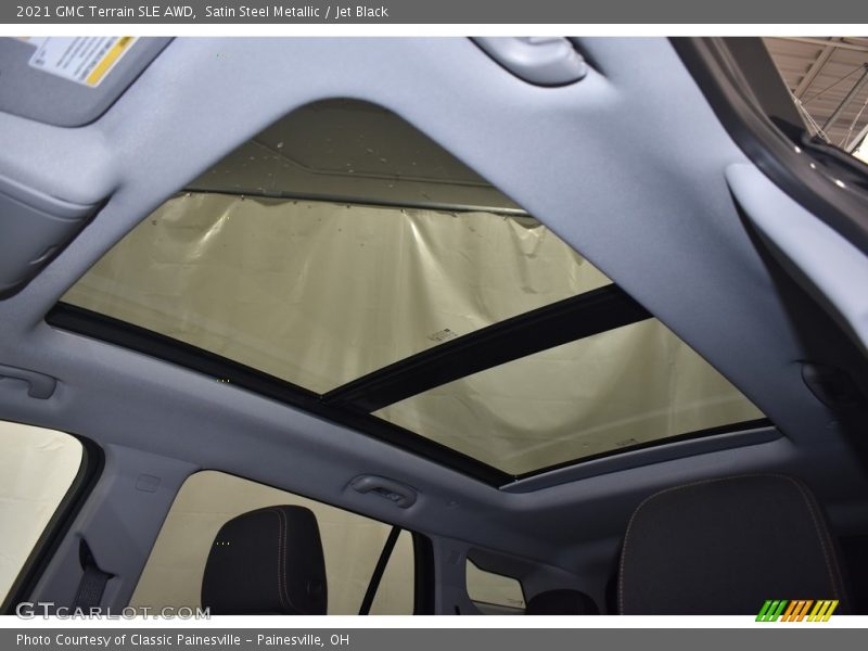Satin Steel Metallic / Jet Black 2021 GMC Terrain SLE AWD