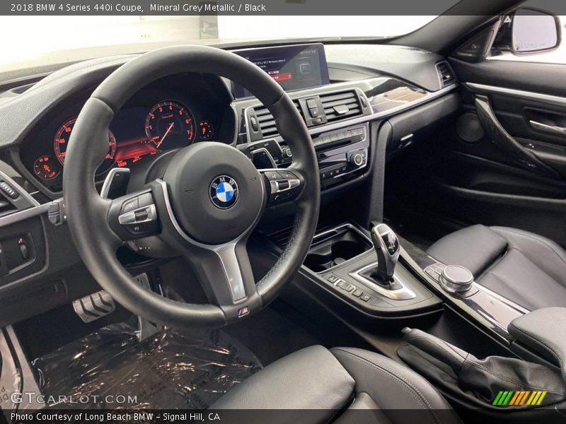 Mineral Grey Metallic / Black 2018 BMW 4 Series 440i Coupe