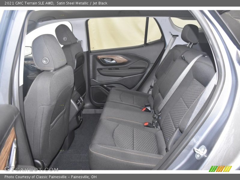 Satin Steel Metallic / Jet Black 2021 GMC Terrain SLE AWD