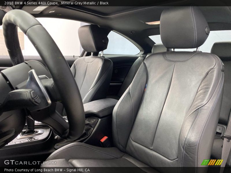 Mineral Grey Metallic / Black 2018 BMW 4 Series 440i Coupe