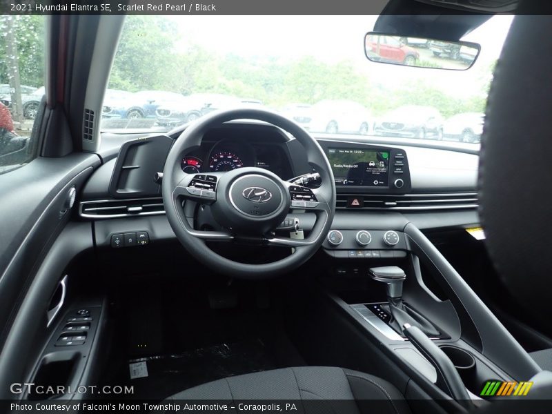 Scarlet Red Pearl / Black 2021 Hyundai Elantra SE
