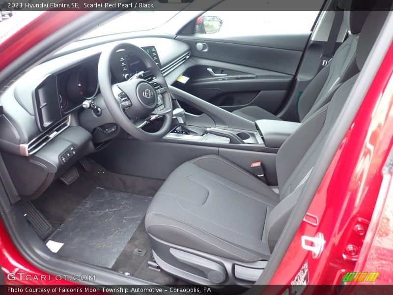 Scarlet Red Pearl / Black 2021 Hyundai Elantra SE