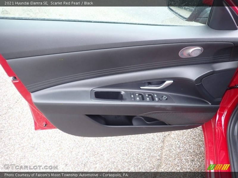 Scarlet Red Pearl / Black 2021 Hyundai Elantra SE