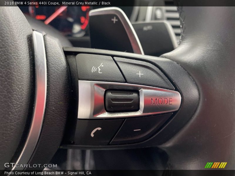 Mineral Grey Metallic / Black 2018 BMW 4 Series 440i Coupe