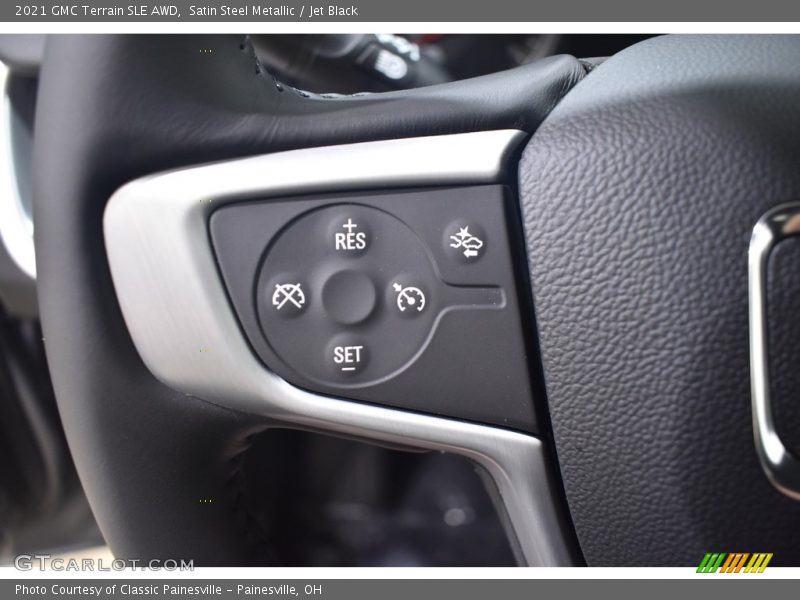 Satin Steel Metallic / Jet Black 2021 GMC Terrain SLE AWD