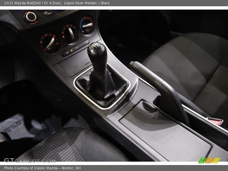 Liquid Silver Metallic / Black 2013 Mazda MAZDA3 i SV 4 Door