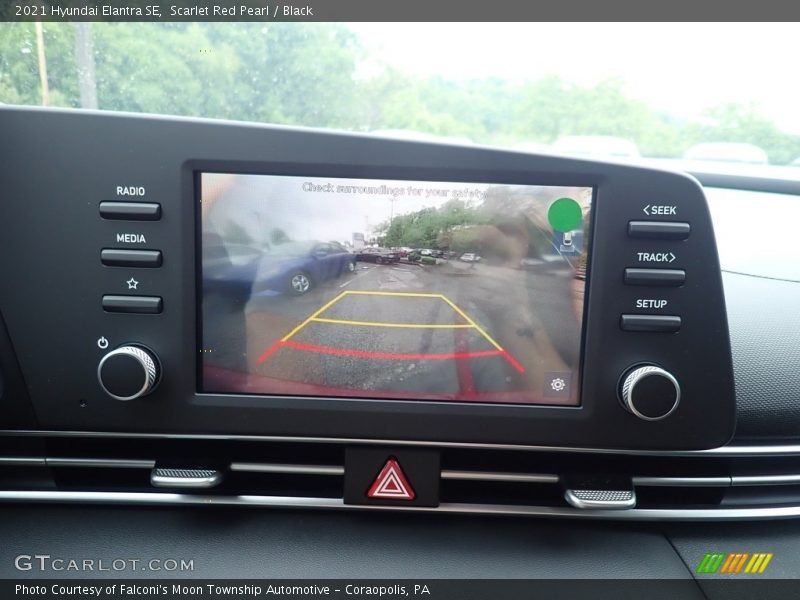 Scarlet Red Pearl / Black 2021 Hyundai Elantra SE