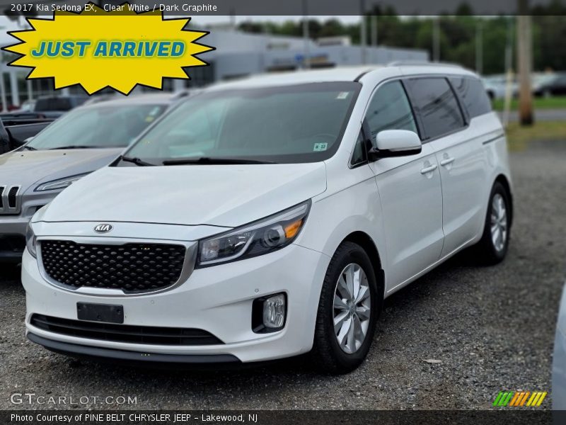 Clear White / Dark Graphite 2017 Kia Sedona EX