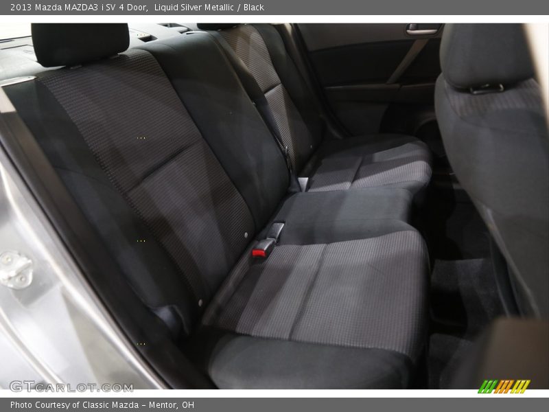 Liquid Silver Metallic / Black 2013 Mazda MAZDA3 i SV 4 Door