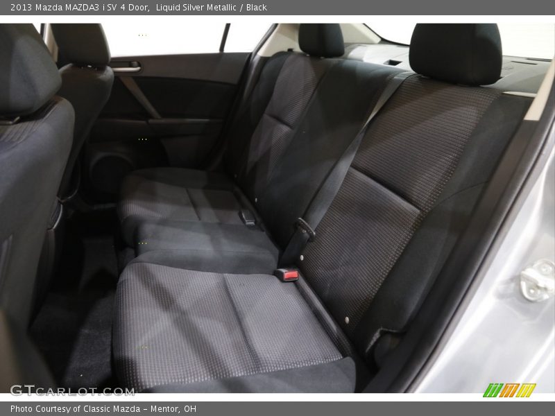 Liquid Silver Metallic / Black 2013 Mazda MAZDA3 i SV 4 Door