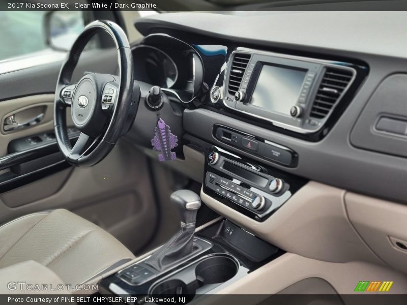 Clear White / Dark Graphite 2017 Kia Sedona EX