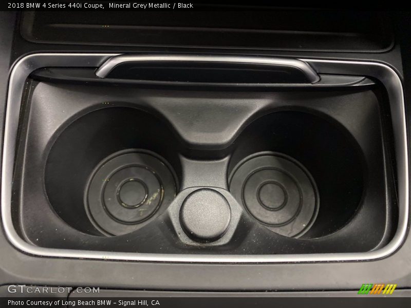 Mineral Grey Metallic / Black 2018 BMW 4 Series 440i Coupe