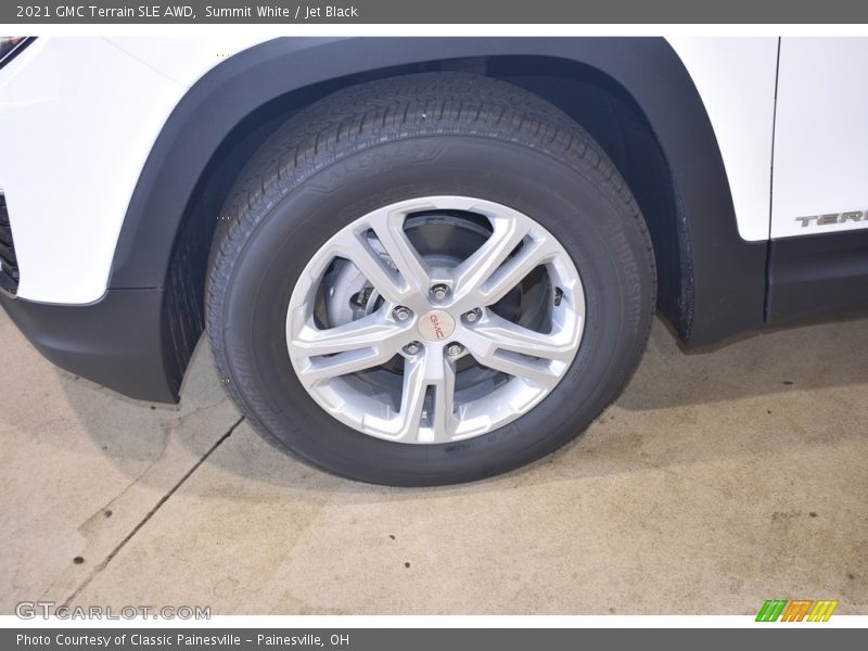 Summit White / Jet Black 2021 GMC Terrain SLE AWD