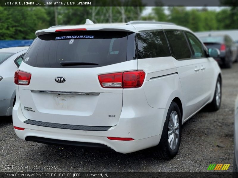 Clear White / Dark Graphite 2017 Kia Sedona EX