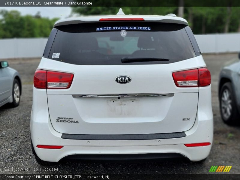 Clear White / Dark Graphite 2017 Kia Sedona EX