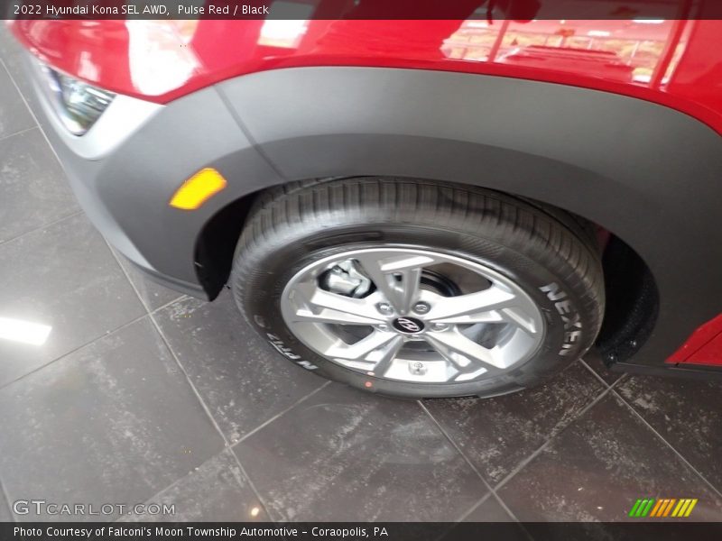 Pulse Red / Black 2022 Hyundai Kona SEL AWD