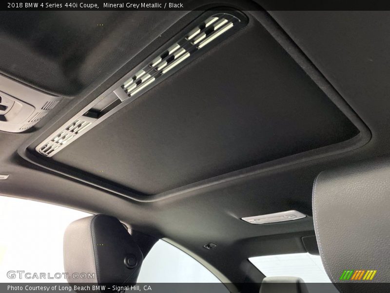 Mineral Grey Metallic / Black 2018 BMW 4 Series 440i Coupe