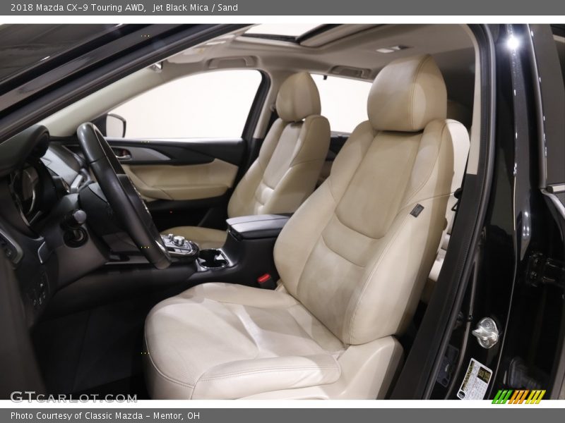 Jet Black Mica / Sand 2018 Mazda CX-9 Touring AWD