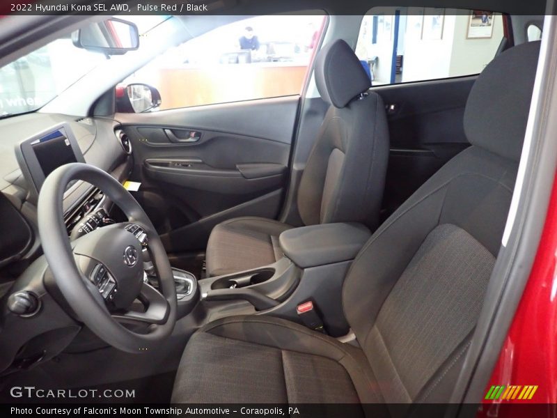 Pulse Red / Black 2022 Hyundai Kona SEL AWD