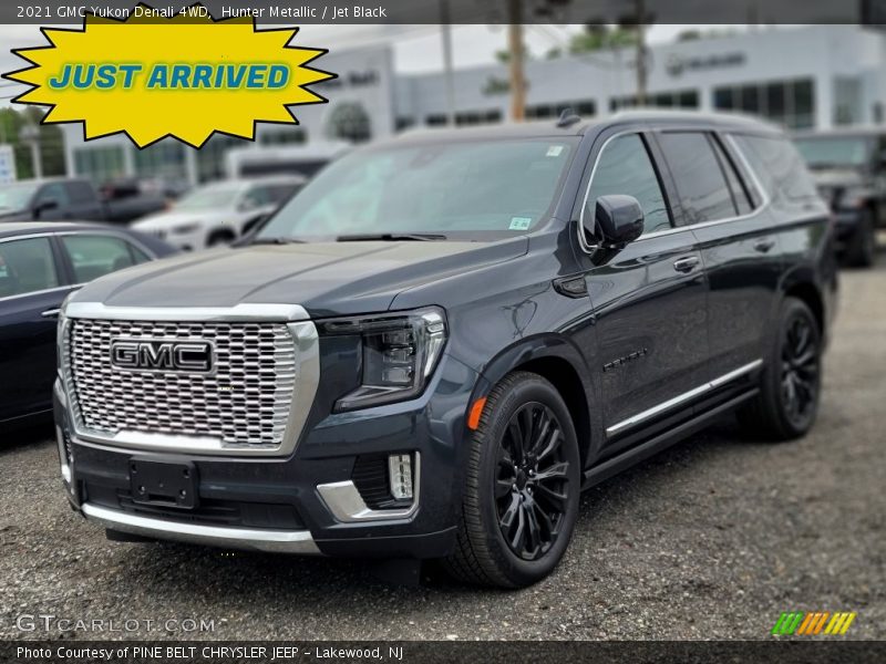 Hunter Metallic / Jet Black 2021 GMC Yukon Denali 4WD