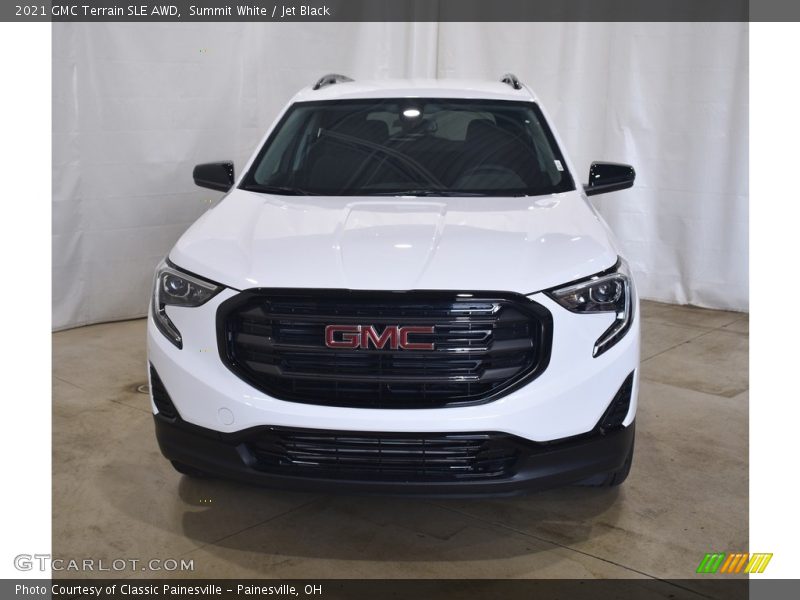 Summit White / Jet Black 2021 GMC Terrain SLE AWD