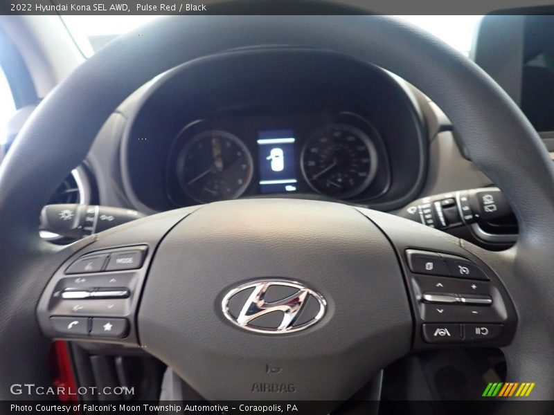 Pulse Red / Black 2022 Hyundai Kona SEL AWD