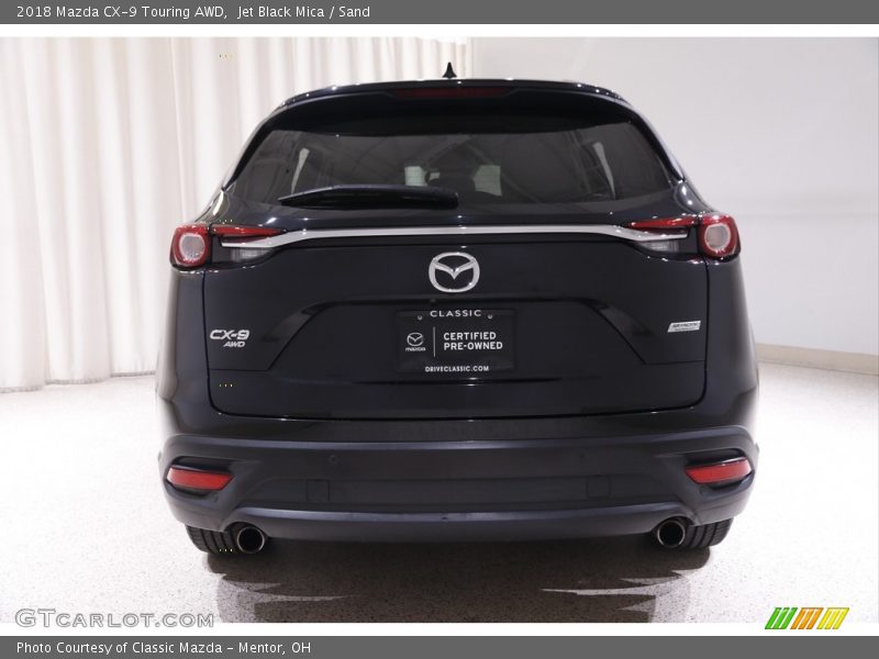 Jet Black Mica / Sand 2018 Mazda CX-9 Touring AWD