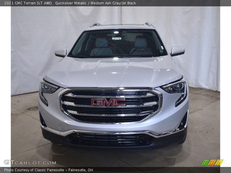 Quicksilver Metallic / Medium Ash Gray/Jet Black 2021 GMC Terrain SLT AWD