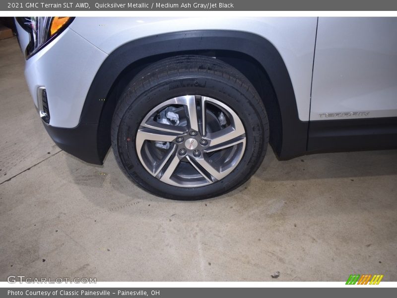 Quicksilver Metallic / Medium Ash Gray/Jet Black 2021 GMC Terrain SLT AWD