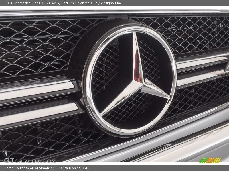 Iridium Silver Metallic / designo Black 2018 Mercedes-Benz G 63 AMG
