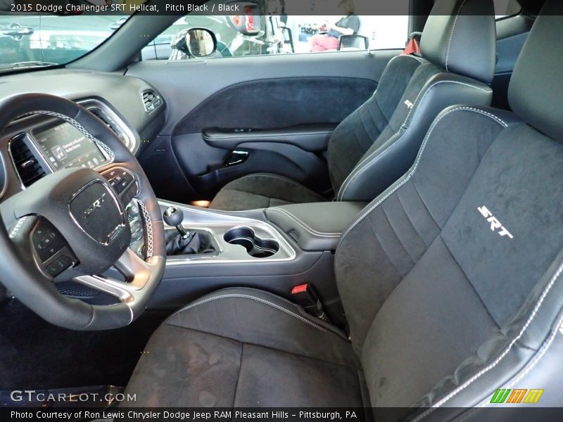 Front Seat of 2015 Challenger SRT Hellcat