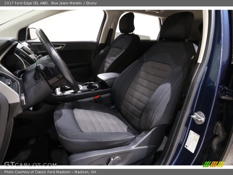 Blue Jeans Metallic / Ebony 2017 Ford Edge SEL AWD