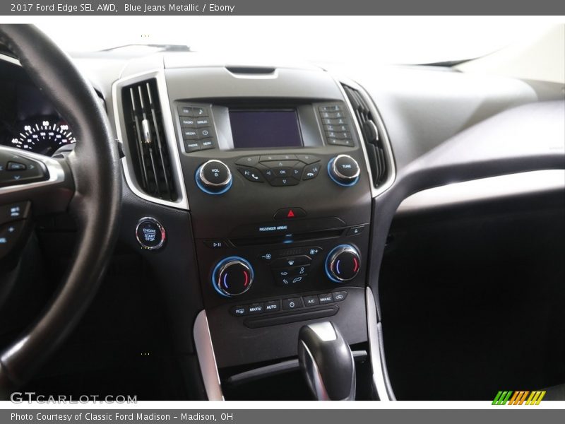 Blue Jeans Metallic / Ebony 2017 Ford Edge SEL AWD