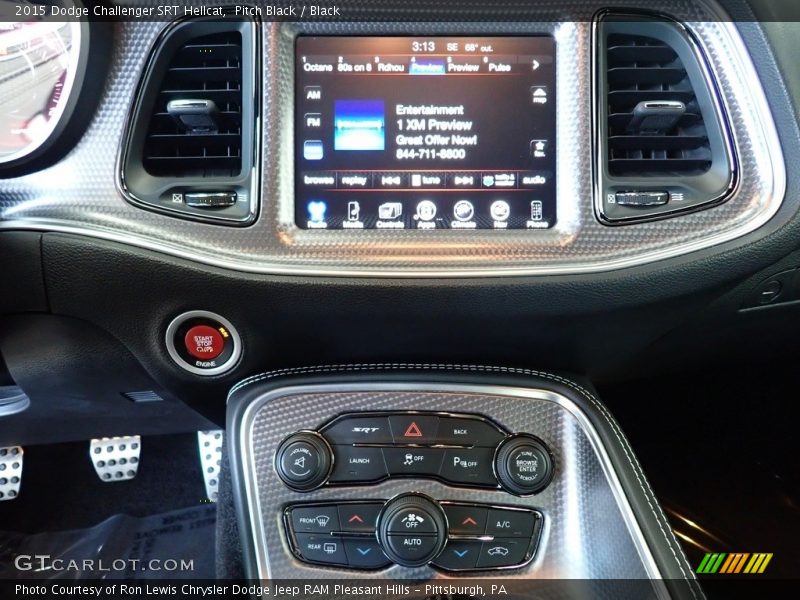 Pitch Black / Black 2015 Dodge Challenger SRT Hellcat