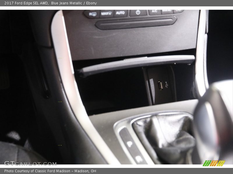 Blue Jeans Metallic / Ebony 2017 Ford Edge SEL AWD