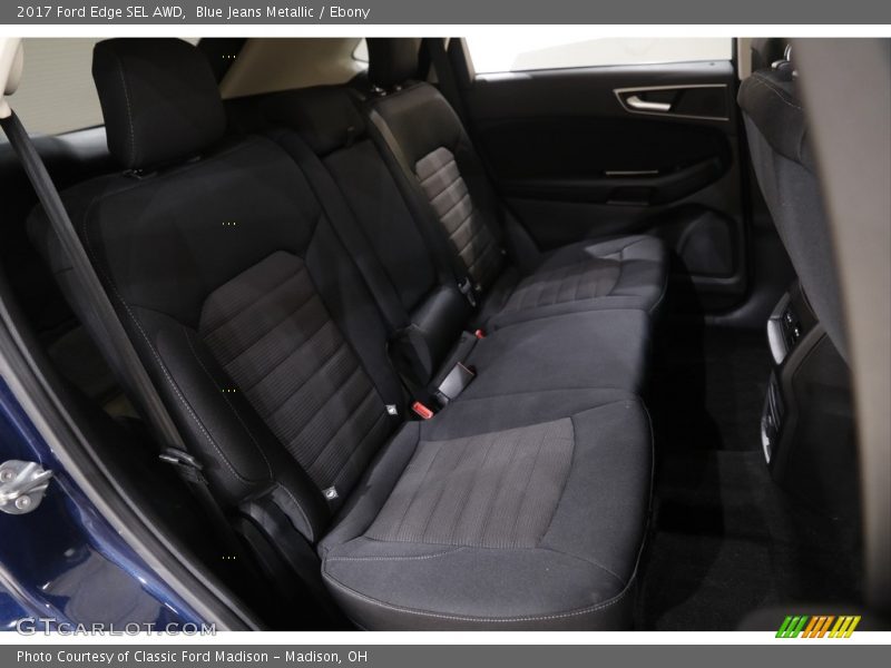 Blue Jeans Metallic / Ebony 2017 Ford Edge SEL AWD