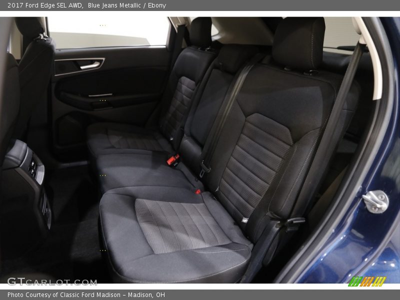 Blue Jeans Metallic / Ebony 2017 Ford Edge SEL AWD