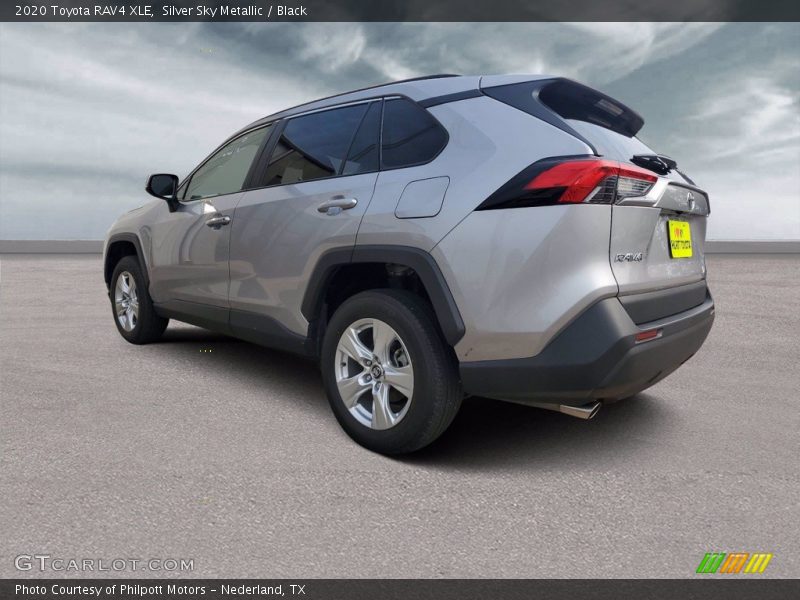 Silver Sky Metallic / Black 2020 Toyota RAV4 XLE