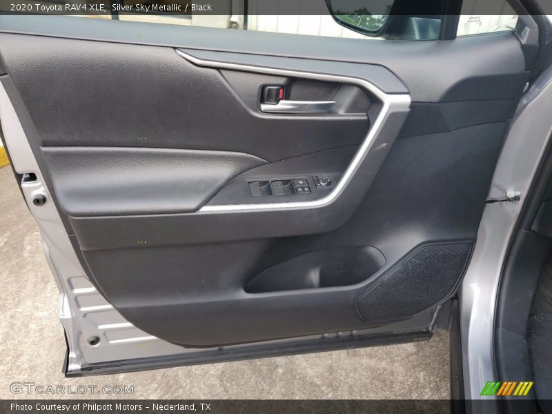 Silver Sky Metallic / Black 2020 Toyota RAV4 XLE